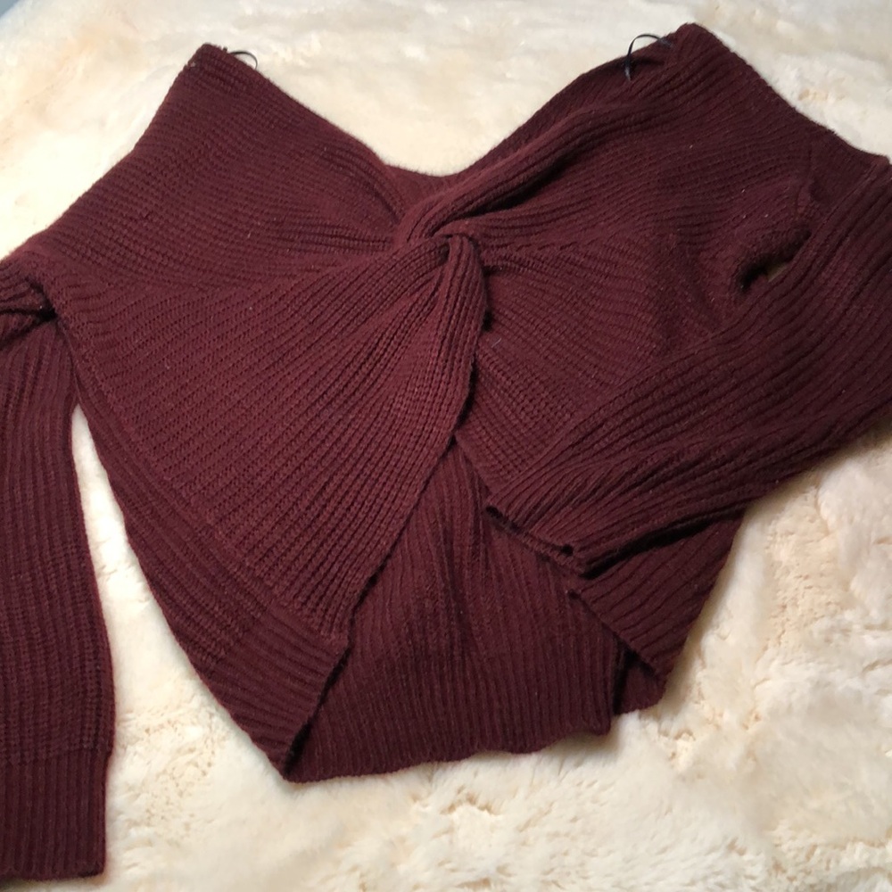 Burgundy Sweater
